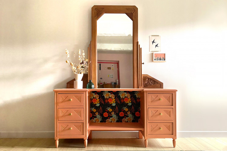 Coiffeuse vintage Phoebe