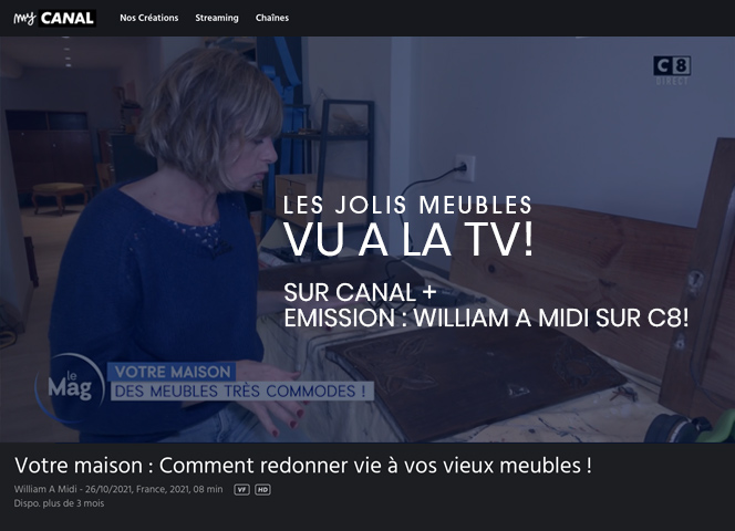 Les Jolis Meubles d'Aurélie à la TV!